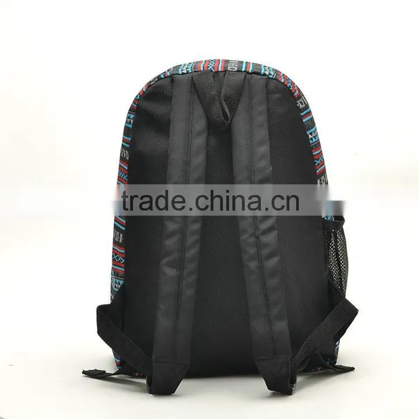 Canvas Backpack 2016 New Fashion Backpack Stripe Sport Backpack Quality Choice photo-2