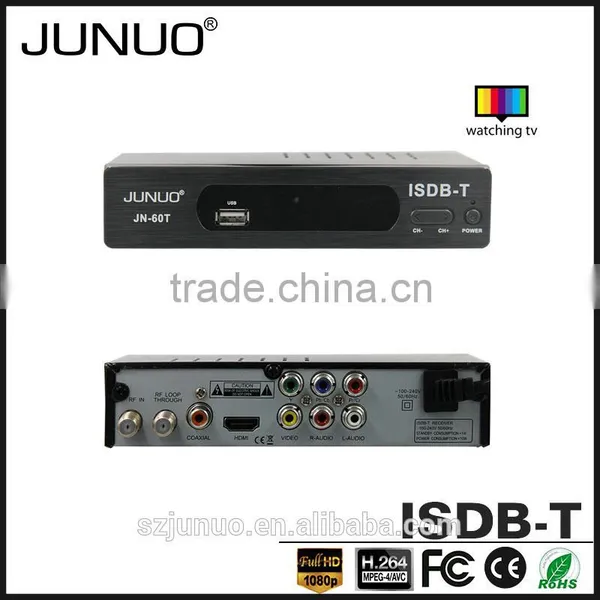 JUNUO Shenzhen Manufacture OEM Quality FTA HD Mpeg4 Digital Terrestrial tv Decoder Set Top Box Isdb-t Philippines photo-5