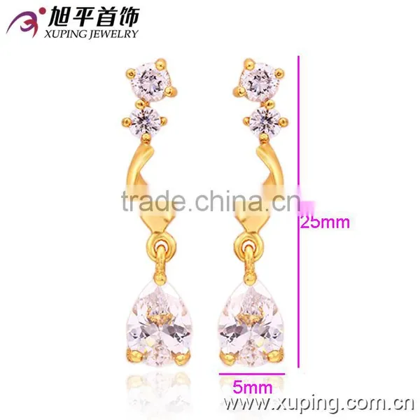 Xuping Fashion 24K Gold Color Earring for Women photo-3