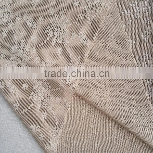 Factory Make to Order Supply Type Nylon Spandex Mesh Knit Fabric Jacquard photo-2