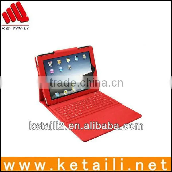 2013 for Ipad 2/3/4 Leather Case With Bluetooth Keyboard, for Ipad Case (FDA,BV ISO 9001 Report )