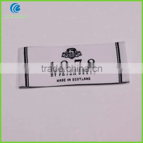 Customized Woven Clothing Labels Size Labels Iron On Backing For Garment Labels photo-5