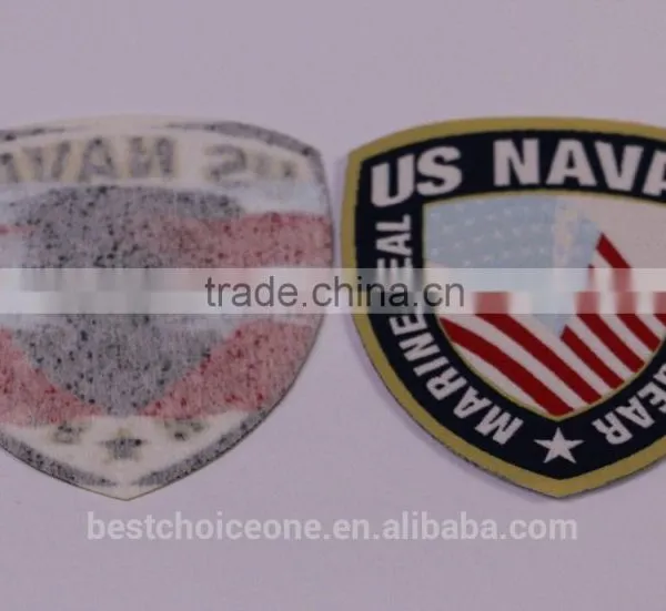 Custom Woven Patch Football Soccer Woven Badge Kid Clothes Applique Patch photo-6