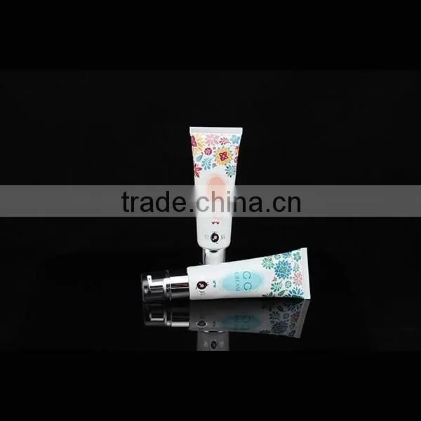 50ml cc Cream Cosmetic Plastic Packing Tubes Offset Printing
