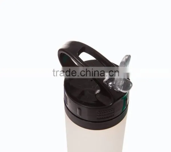 Outdoors Water Bottle Food Grade Silicone Water Bottle With Handle and Straw photo-5