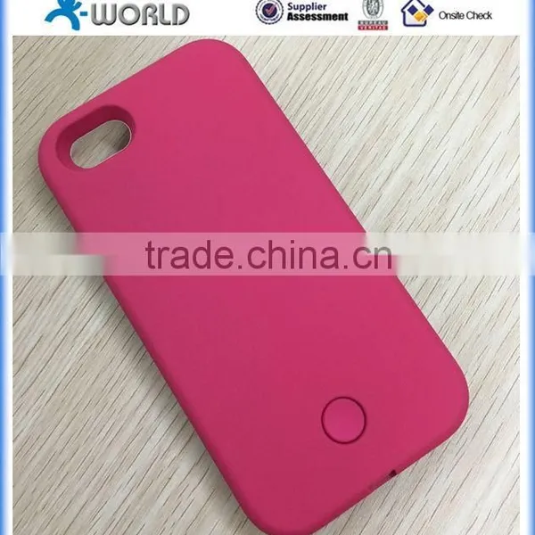 Hot Selling Led Bulb Flash Light Case for Iphone 6s/6s Plus, Selfie Led Case for Iphone 5 photo-4