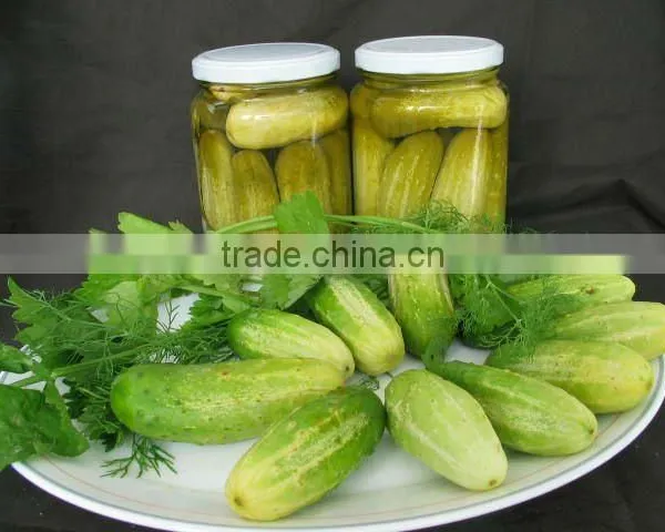 Canned Baby Cucumber 3 - 6 cm in Glass Jar