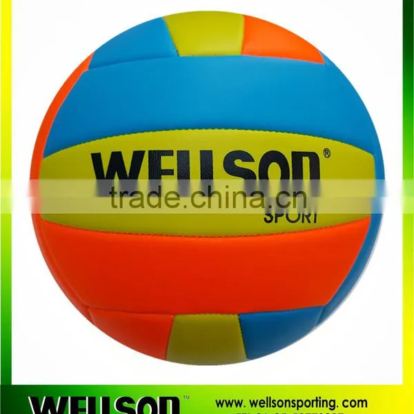 Colorful Machine Stitched 18 Panels Volleyball