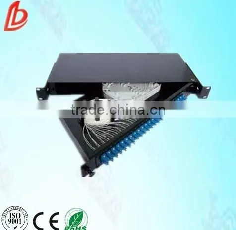 Rack-mount Drawer Type 19" Fiber Optic Patch Panel 12 Ports/24 Ports Optical Fiber Patch Panel photo-2