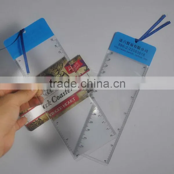 PVC Fresnel Lens, Pvc Magnifier Bookmark, Magnifying Glass Ruler