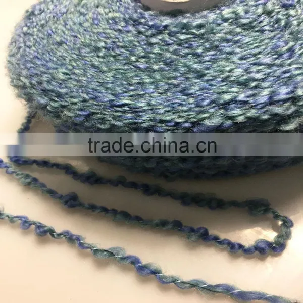 Acrylic Fibers Polyeter Color Yarn Spinning Pot-bellied Fancy Kintting Yarn photo-4