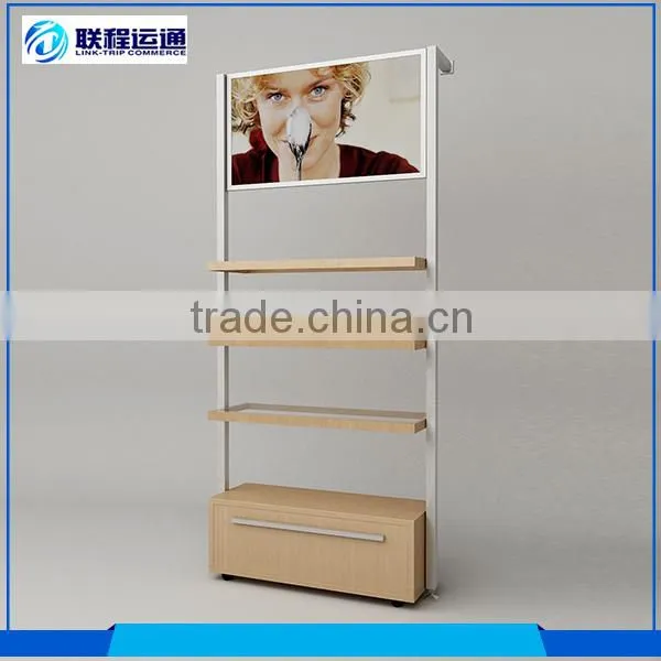 Various Shop Showroom Beauty Products Multilayer Wooden Display Shelf photo-2