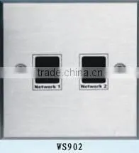 Aluminium European Wall Socket and Switch for Conference Room photo-3
