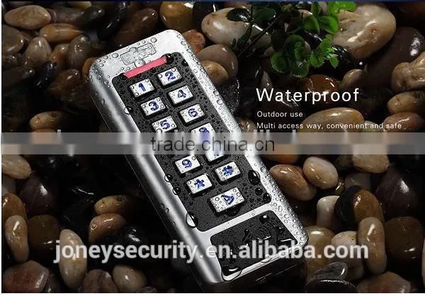 Metal Two Door Waterproof Standalone Keypad RFID Smart Card Door Access Control photo-6