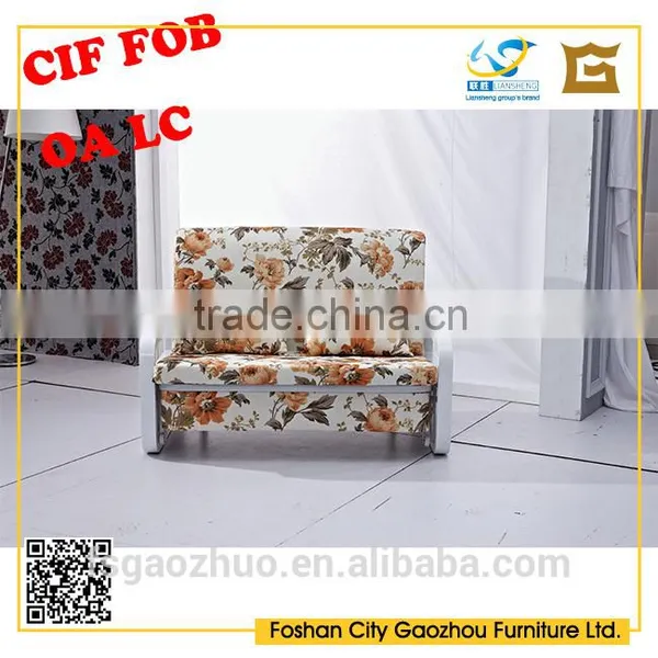 Modern Simple Design Northern-European Style Sofa Bed With Plastic Armrest and Legs