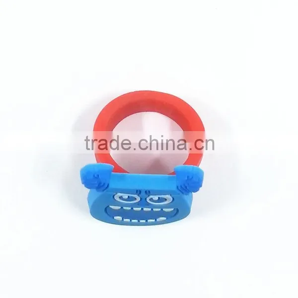 Promotional Soft Pvc Finger Rings/cute Rubber Rings/funny Cartoon Finger Rings photo-5