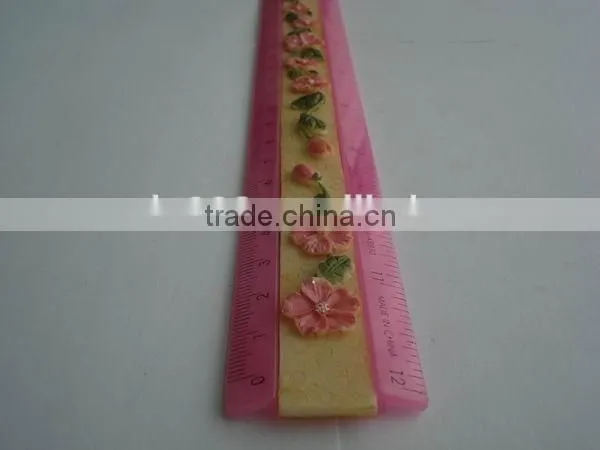 Custom Novelty 30cm Adverstising Plastic Ruler for Promotion photo-2