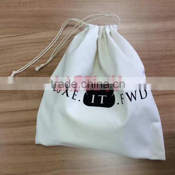 Cotton Fabric Bag With Drawstring Closure photo-6