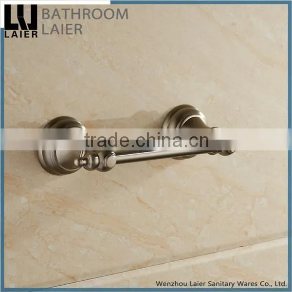 American Style Zinc Alloy Brush Nicked Bathroom Accessories Wall Mounted Toilet Paper Holder photo-3