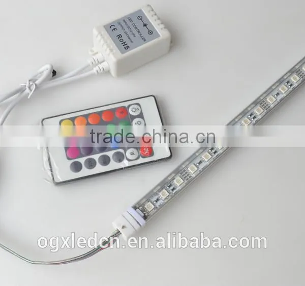 Blister Plastic Packing 5050 12V 72led/m 16W 30cm Programmable Led Profile Frosted Cover Rigid Strip Light photo-2