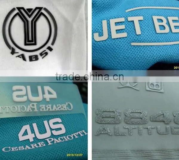 Black Heat Transfer Printing Label With 3D Effect photo-6