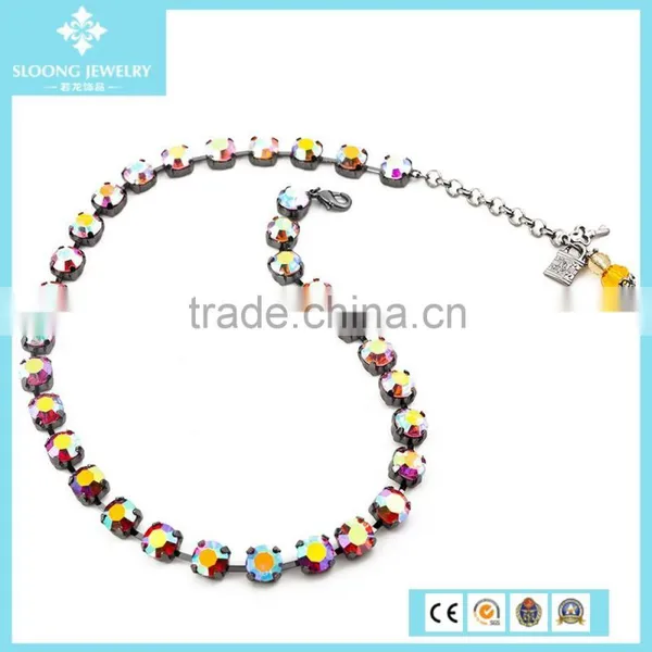 Fashion Wholesale Austria Crystal Necklace Jewelry photo-3