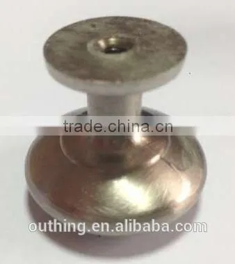 Black Nickel Round Type Zinc Alloy Furniture Cabinet Knob & Handle photo-3