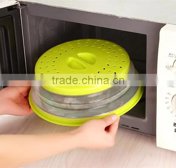 Foldable Plastic Microwave Cover For Plates photo-5
