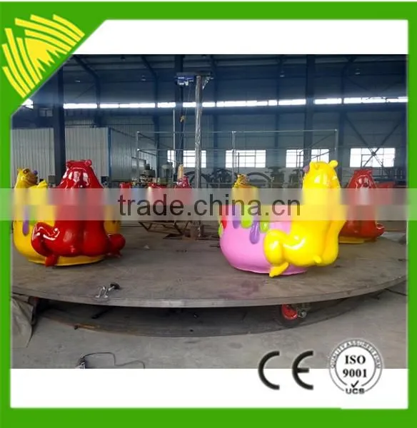 Portable Cup Rides Amusement Animal Bear Coffee Cup Rides With Trailer photo-3