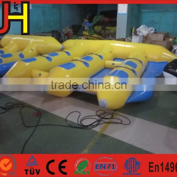 OEM High Quality Air Sealed Inflatable Flying Fish Boat photo-2