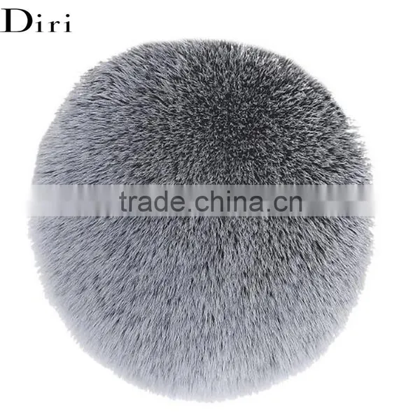 Diri 2colors Hair Shiny Sliver Metal Handle Powder Oval Brush photo-3
