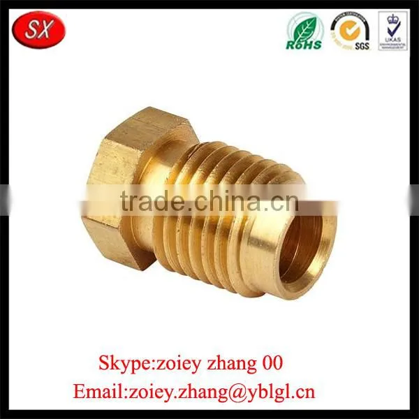 High Precision Customized Made Brass Pipe Fittng Reducer Bushing photo-4