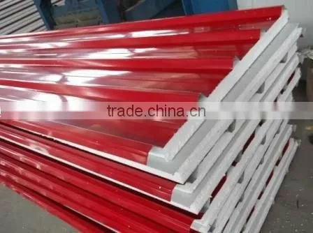 Zinc Coated Color Steel Foil Made Insulated EPS Sandwich Panel photo-3