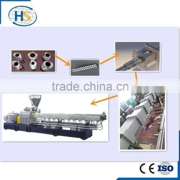 Haisi PP/PC+GF/PBT Pellet Granulator for Plastic Pelletizing