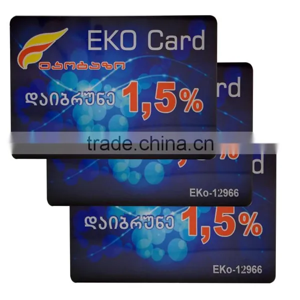 Plastic PVC Magnetic Strip Cards for Gas Station photo-2