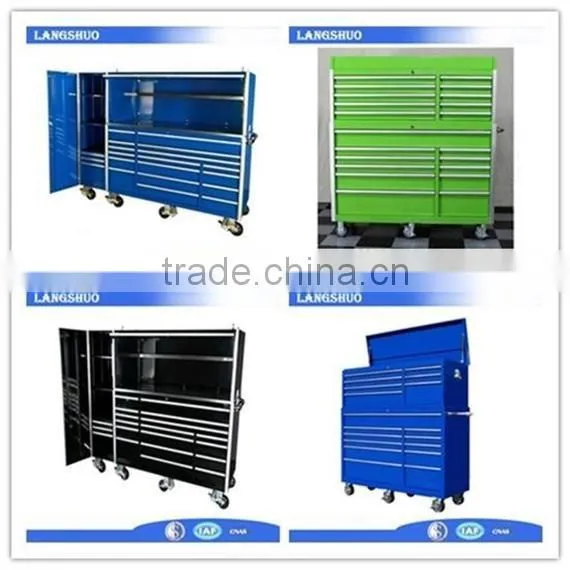 Movable Tool Cabinet Metal Cabinet Type and Stainless Steel Good Quality Trolley Tool Box photo-3