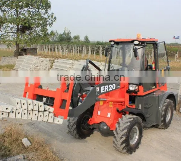 EVERUN Multi-function Wheel Loader ER20 With CE Engine/Attachments for Sale photo-5