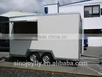 Refrigerator Air-conditioner Food Van for Sale Fiberglass Cart Vending Machine Pizza photo-6