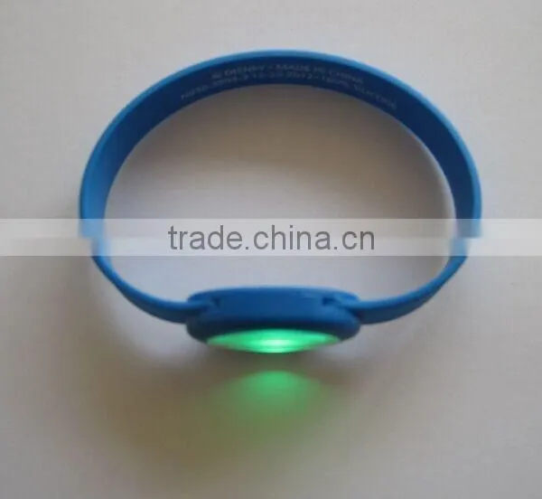 LED Silicon Bracelet Custom,silicon Bracelet From China,top Grade Led Silicone Rubber Wristband photo-3