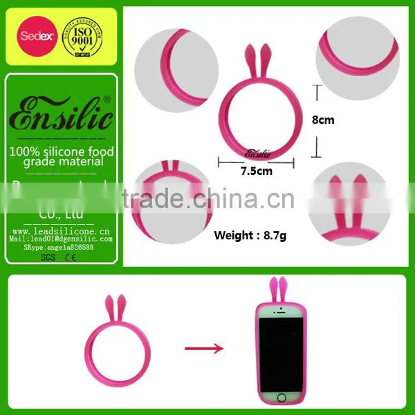 2015 Fashion Lovely Rabbit Ear Silicone Mobile Phone Case/Cover photo-3