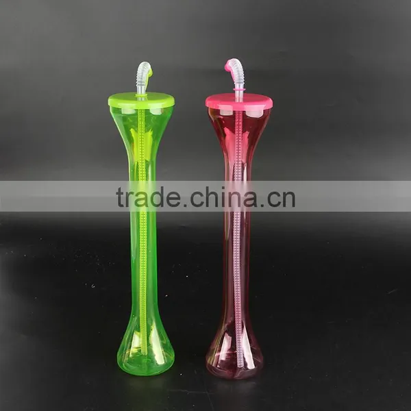 Colorful Plastic Party Bottle With Straw photo-5