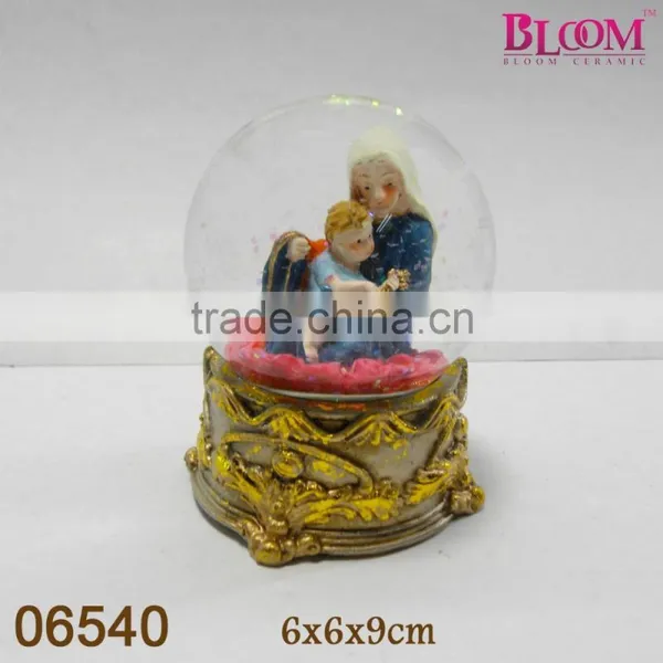 Hotsale Resin Religious Ball Crystal Water Ball