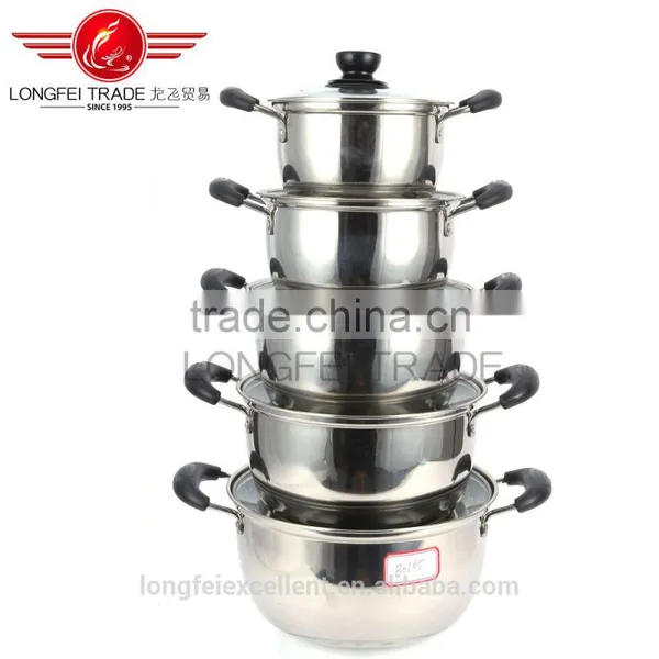 2016 China Market Best Selling Product Stainless Steel Soup Cooking Pot Set photo-3