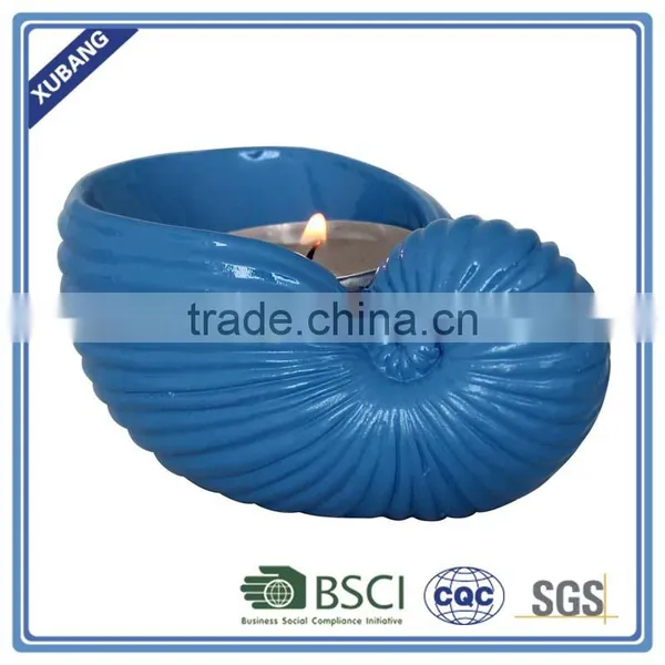 Poly Resin Cute Fashion Conch Candle Holder photo-2