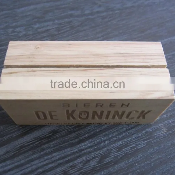 Wooden Base Table Menu Folder photo-2