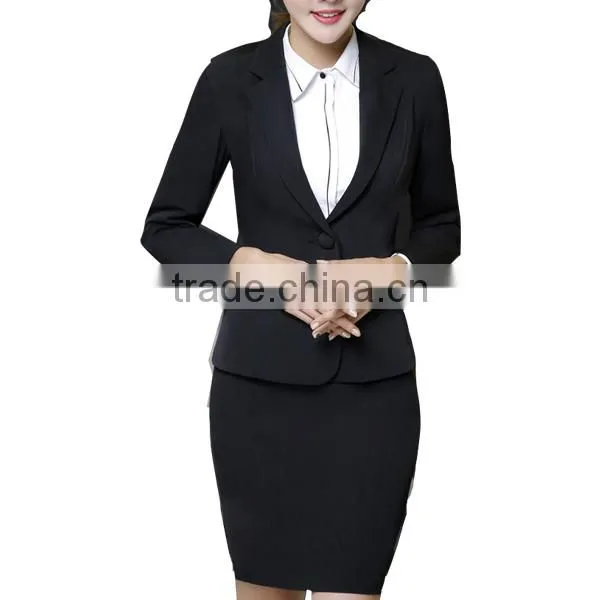 Sample Custom Fabric For Formal Office Uniforms For Women photo-6