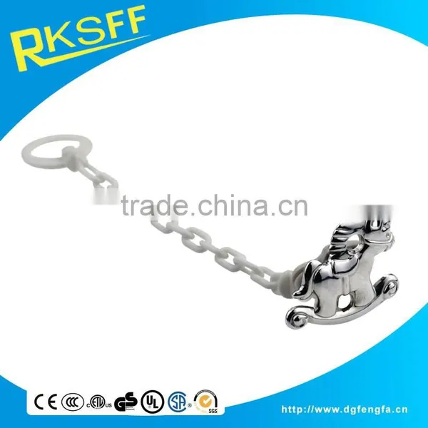 Eco-friendly Material Cute Little Horse Shape Pacifier Clip for Baby Gifts photo-3