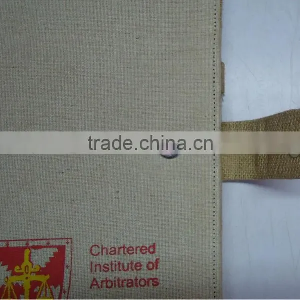 Conference Folder - Made From Eco Fabric Juco & Jute - Hiquality Organizer photo-5