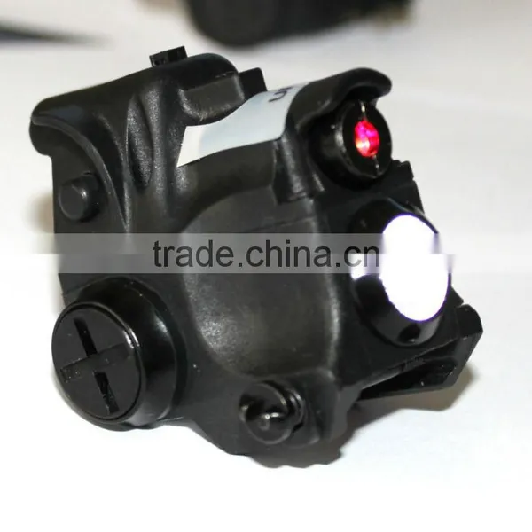 Super Compact Tactical Red Laser Sight and Strobe 80 Lumens CREE Q5 Led Flashlight Combo (FDA Certified) photo-4