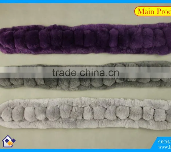 High Quality Knitted Rex-Rabbit Scarf photo-4